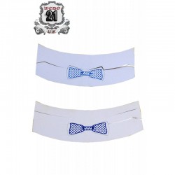 Bow Tie blue  printed-2500/box